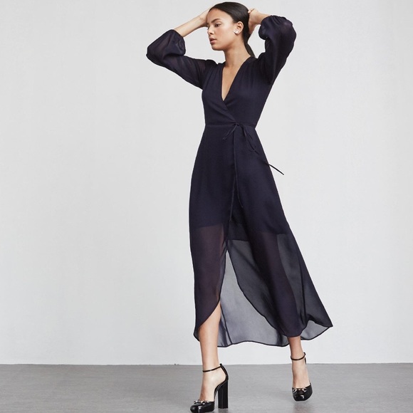 Reformation Dresses & Skirts - Reformation Aquarius Dress in Midnight Blue